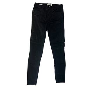Calvin Klein Skinny Pants Size 2 Black Faux‎ Velvet Legging